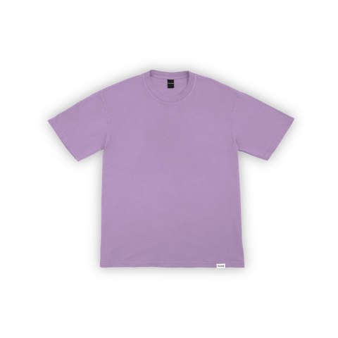 The Pleasing Signature Dyed Tee in Candied Violet