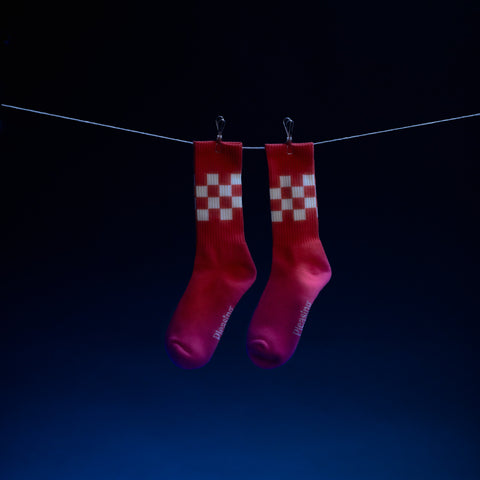 The AstroMilk Man Sock in Red