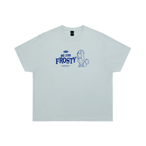 Hi I'm Frosty Bejeweled Beasts Tee in Light Blue