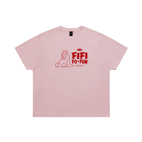 Fifi Fo Fun Bejeweled Beasts Tee in Pink