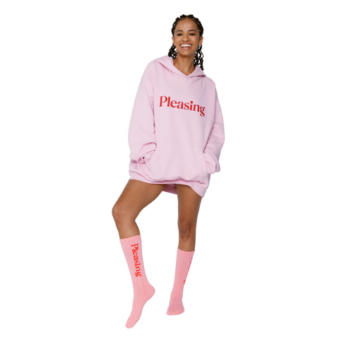 The Pleasing Hoodie in Dusty Pink