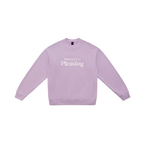 The Perfectly Pleasing Crewneck in Violet