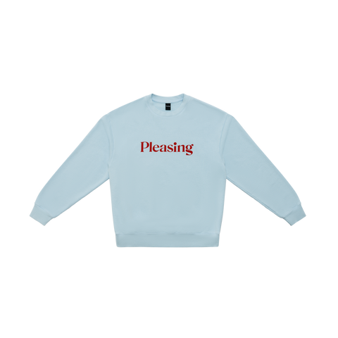 The Pleasing Crewneck in Baby Blue