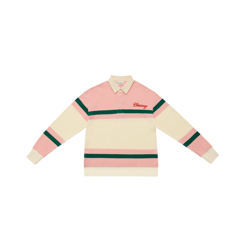 The Pleasing Cropped Rugby in Pink