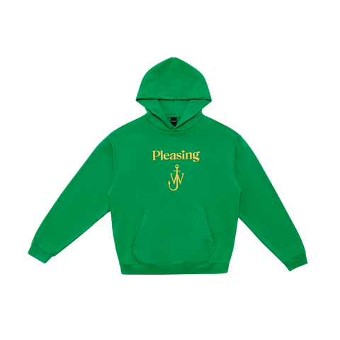 The Pleasing x JW Anderson Logo Hoodie in Grass Green