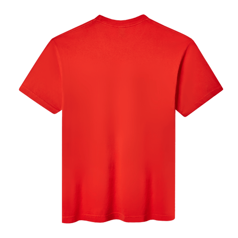 The Pleasingly Happy Tee in Red