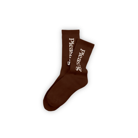The Slouchy Sock in Brown