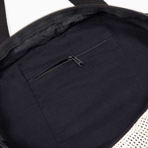 The Pleasing Bag 2.0 in Black and Canvas